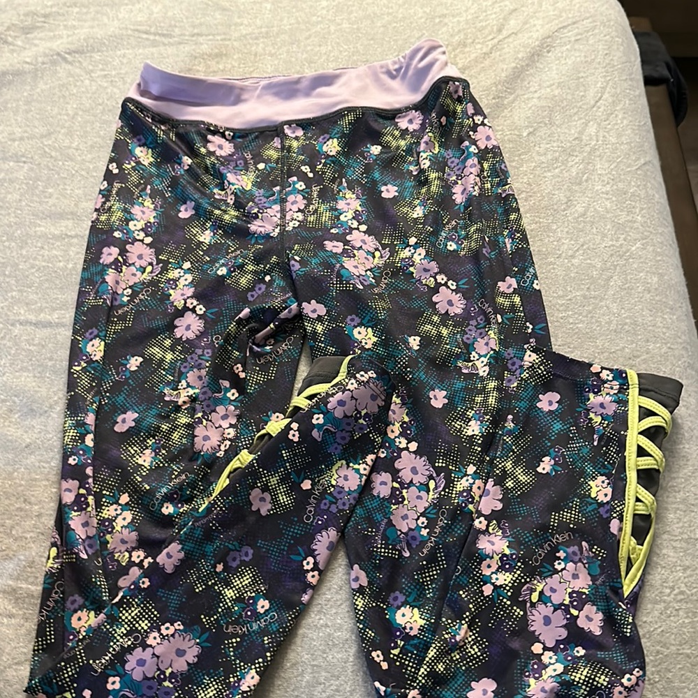 Girls Calvin Klein performance tights